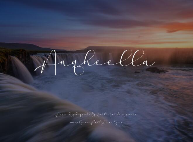 Aaqheella Font