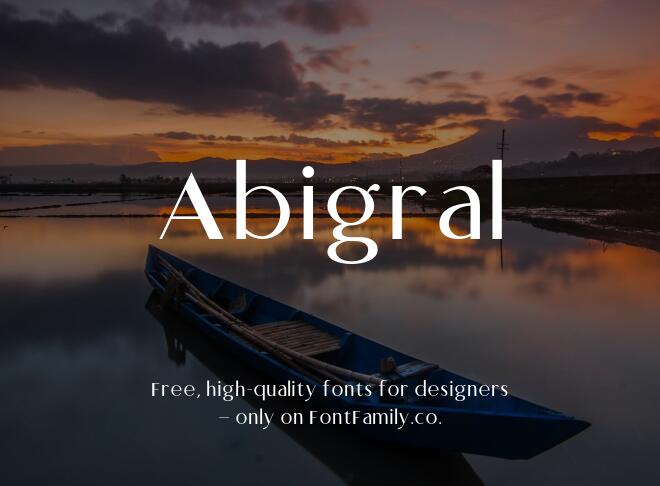 Abigral Font