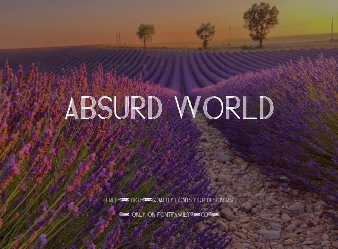 Absurd World Font
