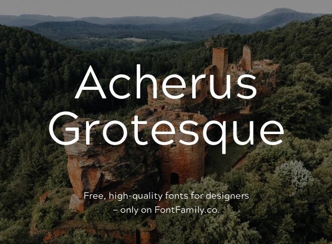 Acherus Grotesque Font