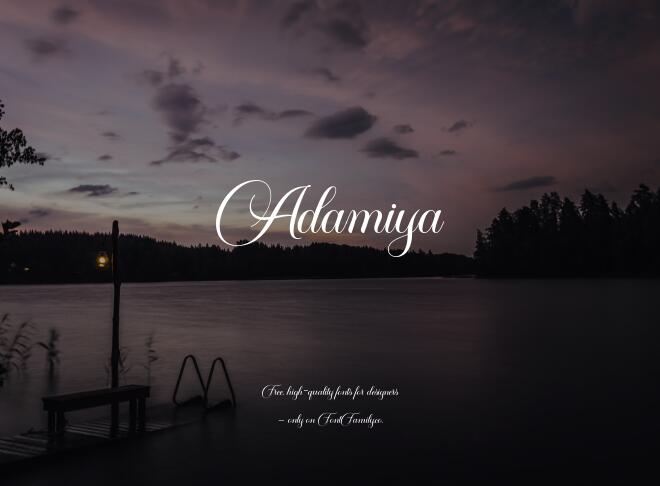 Adamiya Font