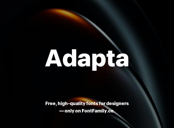 Adapta Font