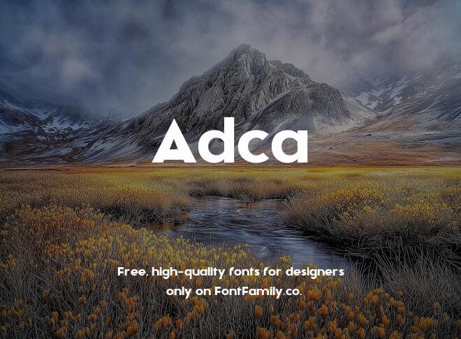 Adca Font