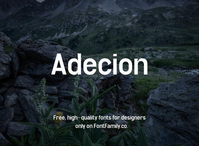 Adecion Font