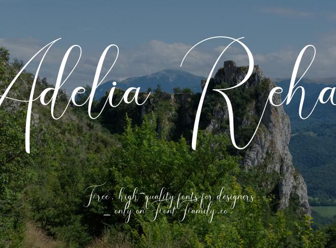 Adelia Rehan Font
