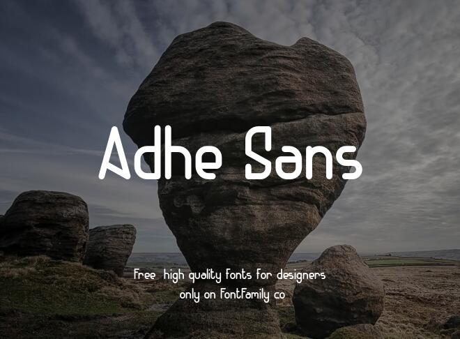 Adhe Sans Font