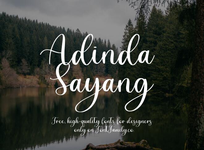 Adinda Sayang Font