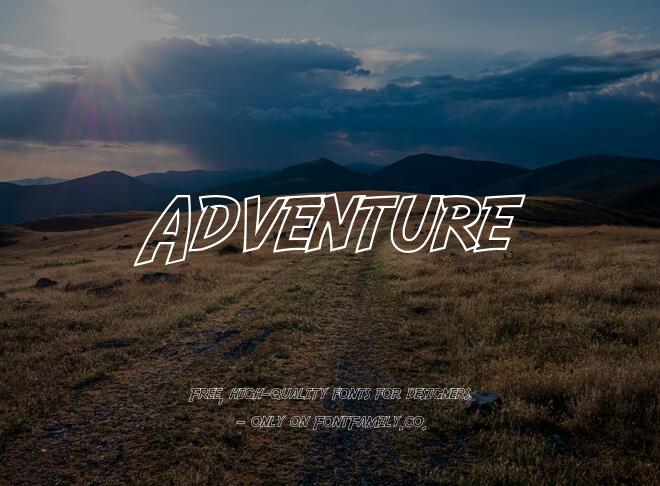 Adventure Font