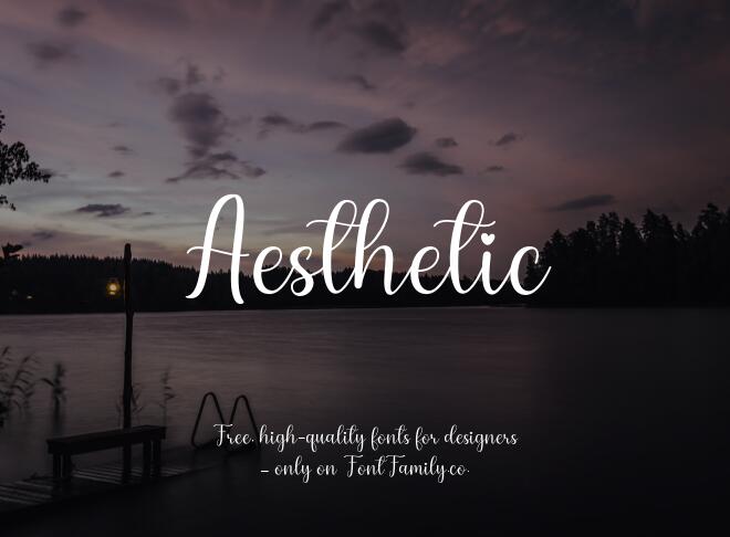 Aesthetic Font
