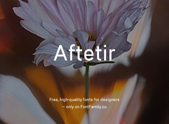 Aftetir Font