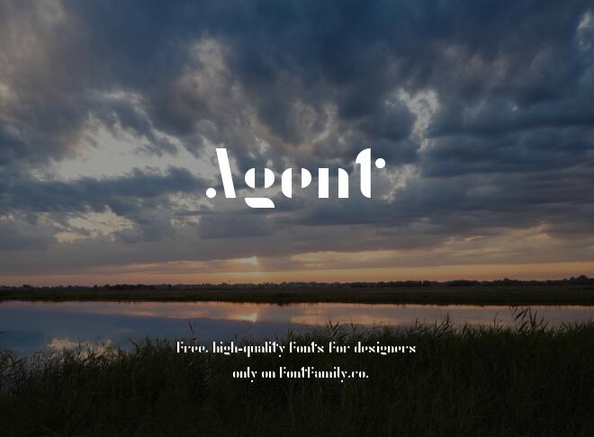 Agent Font