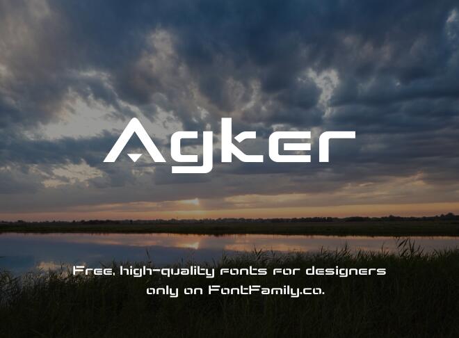 Agker Font