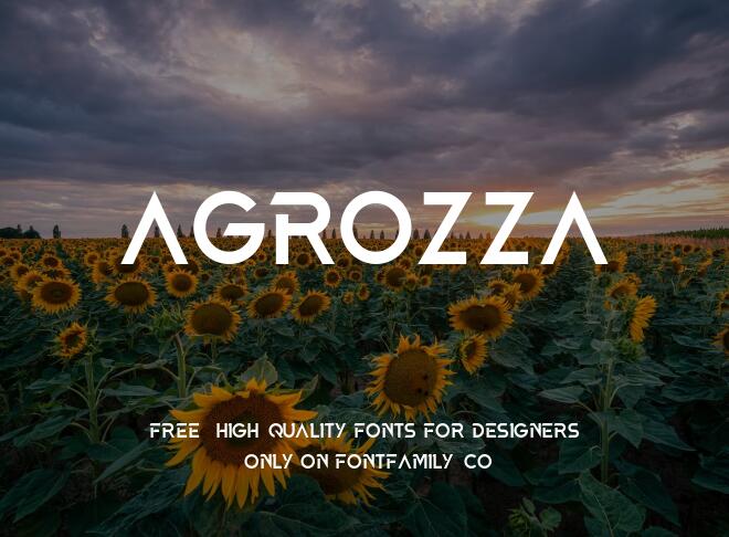 Agrozza Font