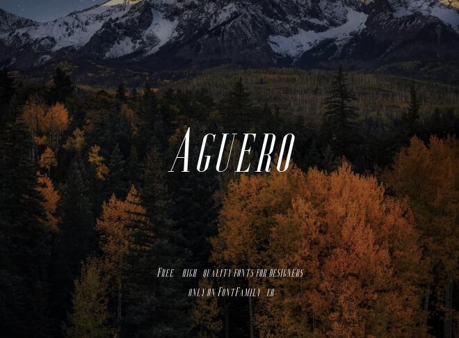 Aguero Font
