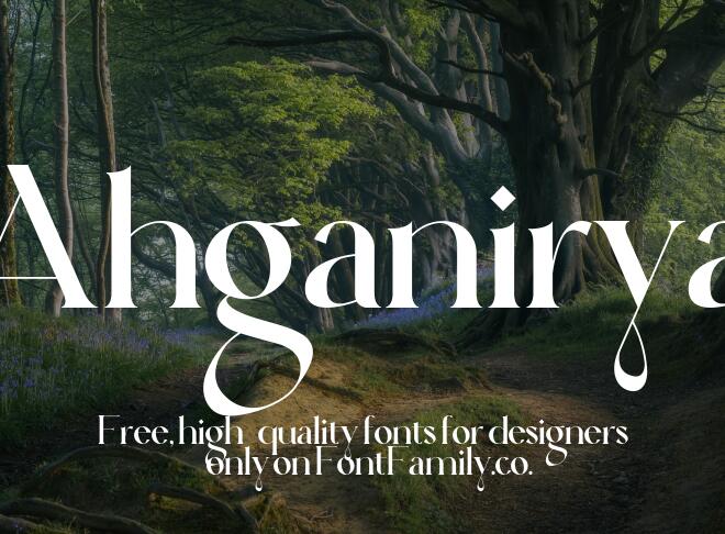 Ahganirya Font