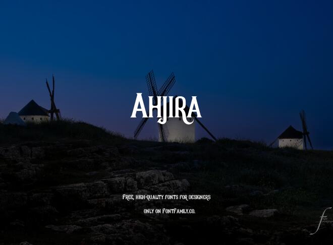 Ahjira Font