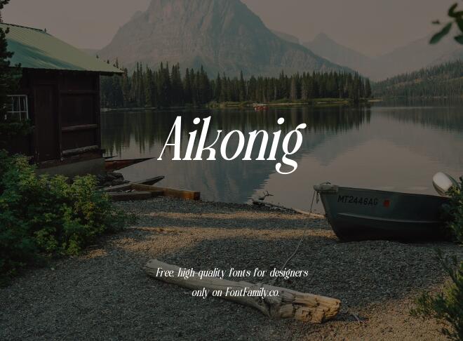 Aikonig Font