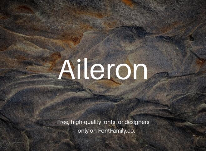 Aileron Font