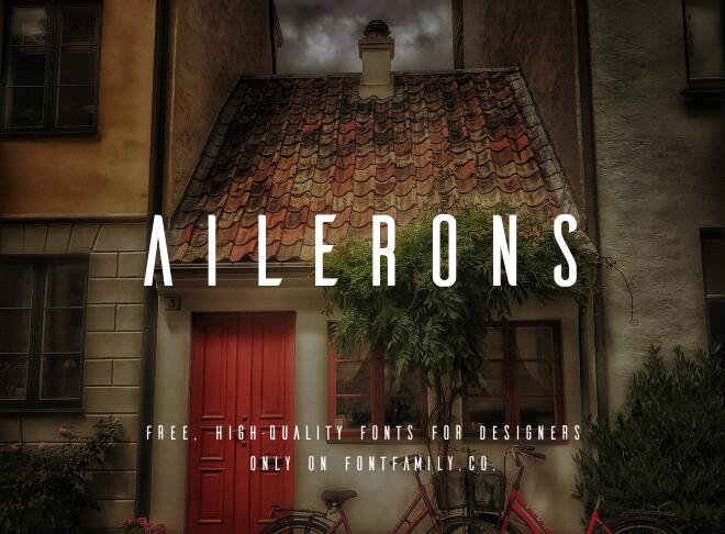 Ailerons Font