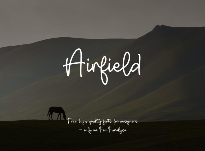 Airfield Font
