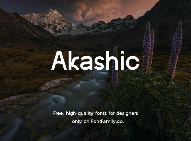 Akashic Font