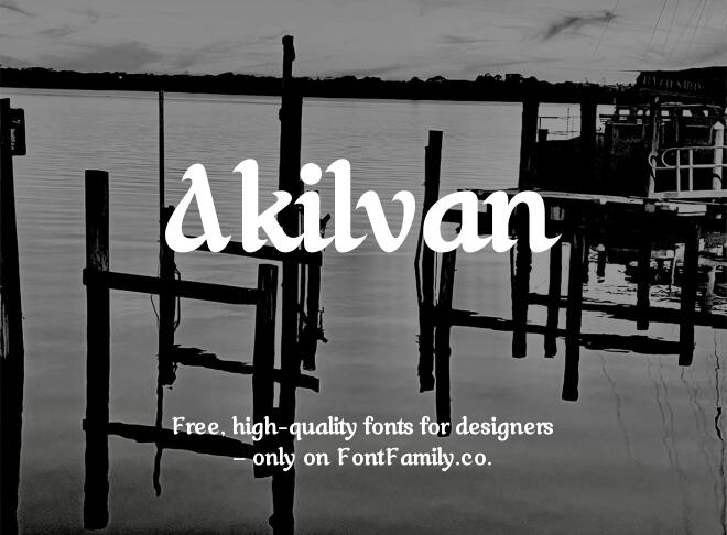 Akilvan Font
