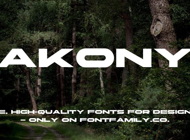 Akony Font