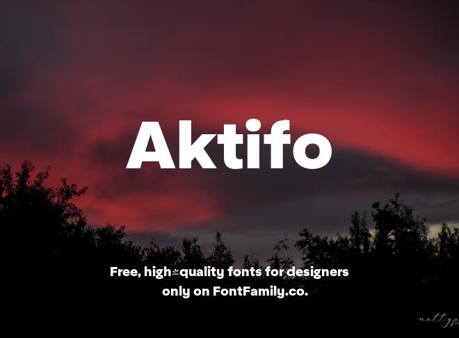 Aktifo Font