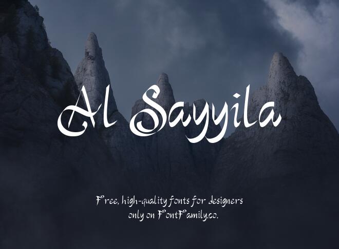 Al Sayyila Font