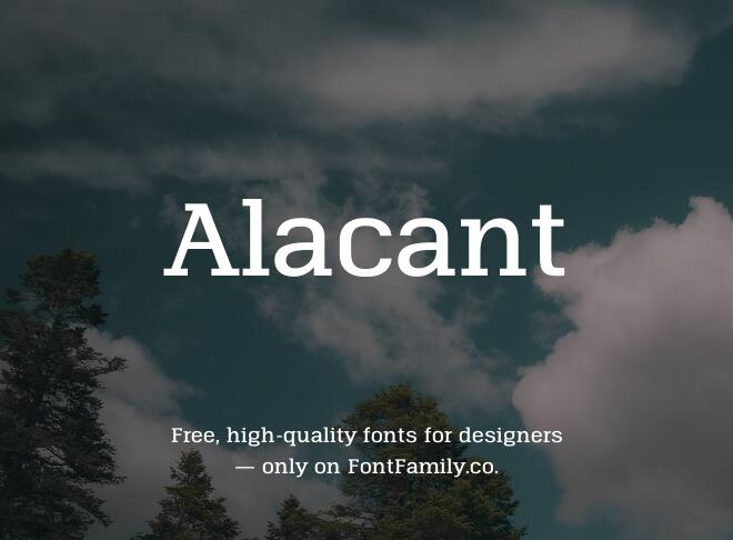 Alacant Font