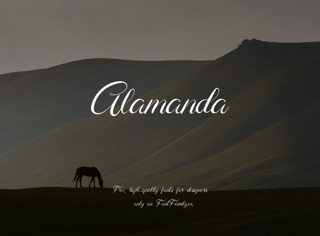 Alamanda Font