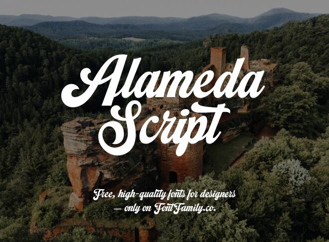 Alameda Script Font