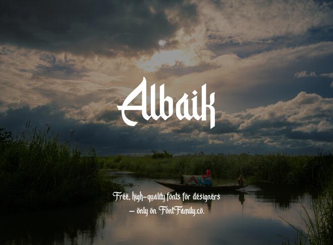 Albaik Font