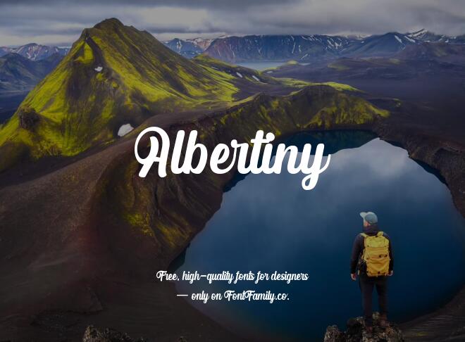 Albertiny Font