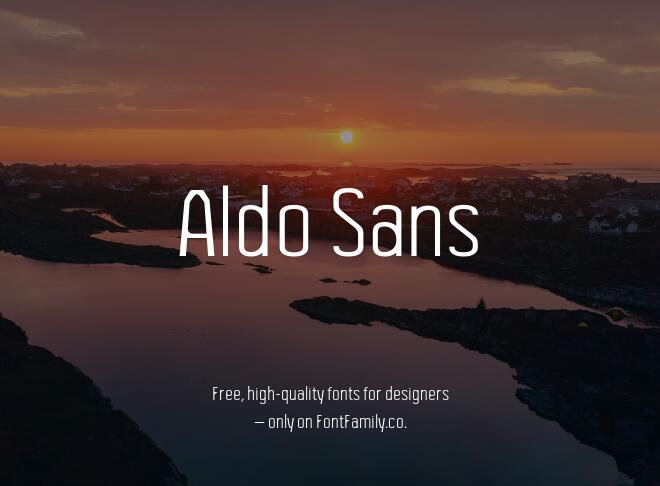 Aldo Sans Font