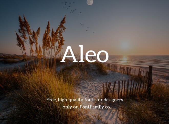 Aleo Font