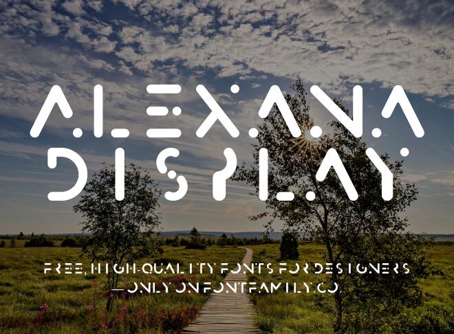 Alexana Display Font