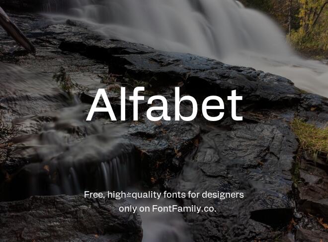 Alfabet Font