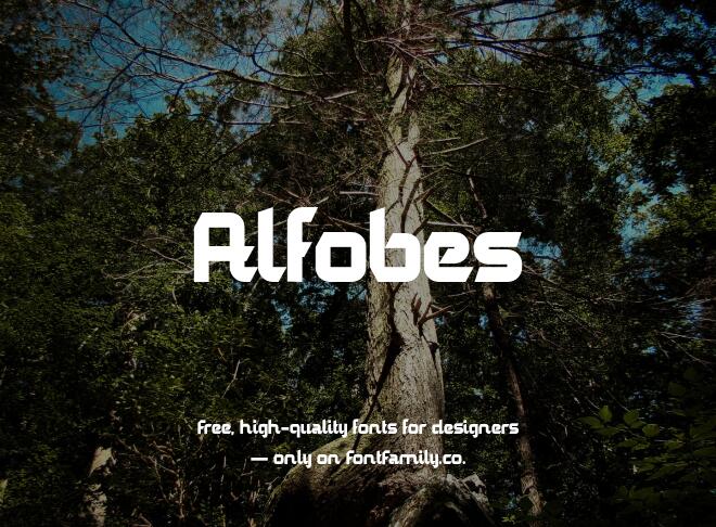 Alfobes Font