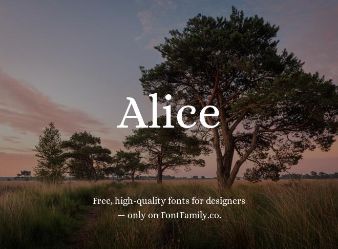 Alice Font