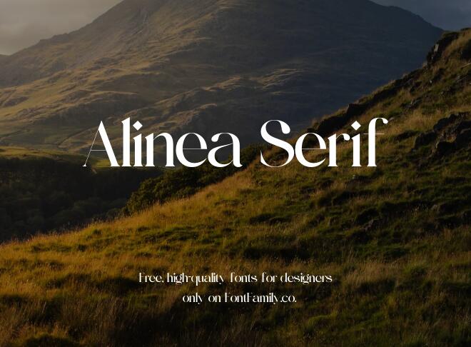 Alinea Serif Font