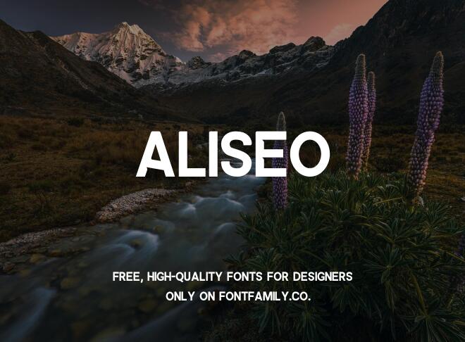 Aliseo Font