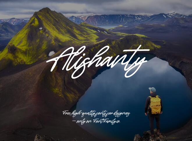 Alishanty Font