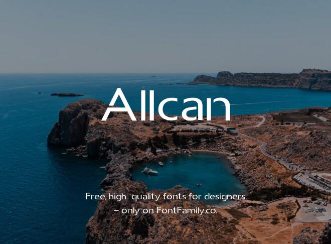 Allcan Font