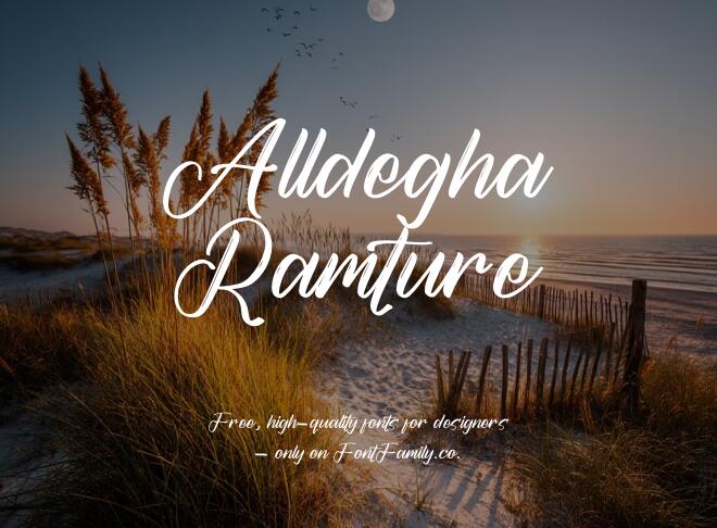 Alldegha Ramture Font