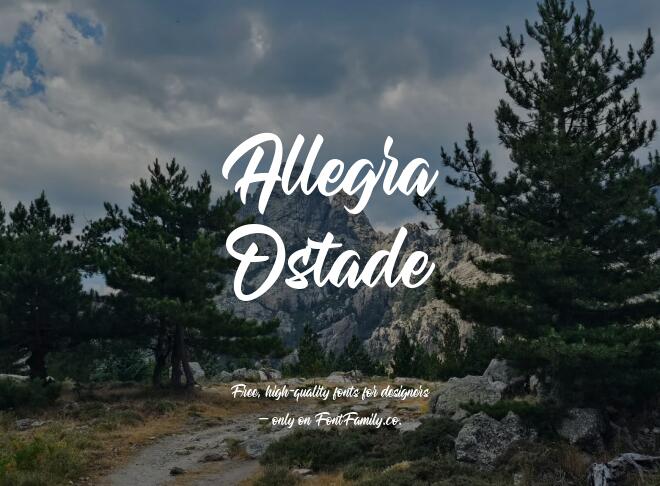 Allegra Ostade Font