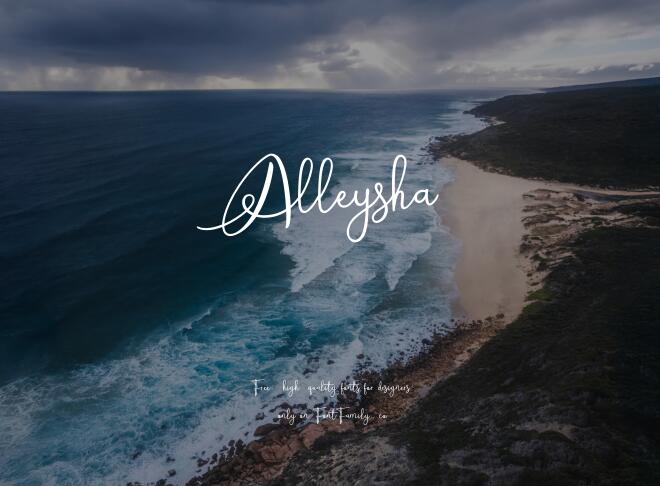 Alleysha Font