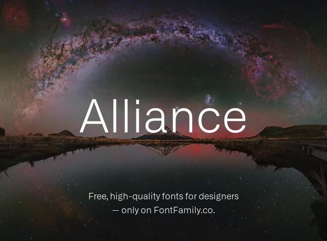 Alliance Font