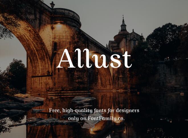 Allust Font