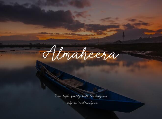 Almaheera Font